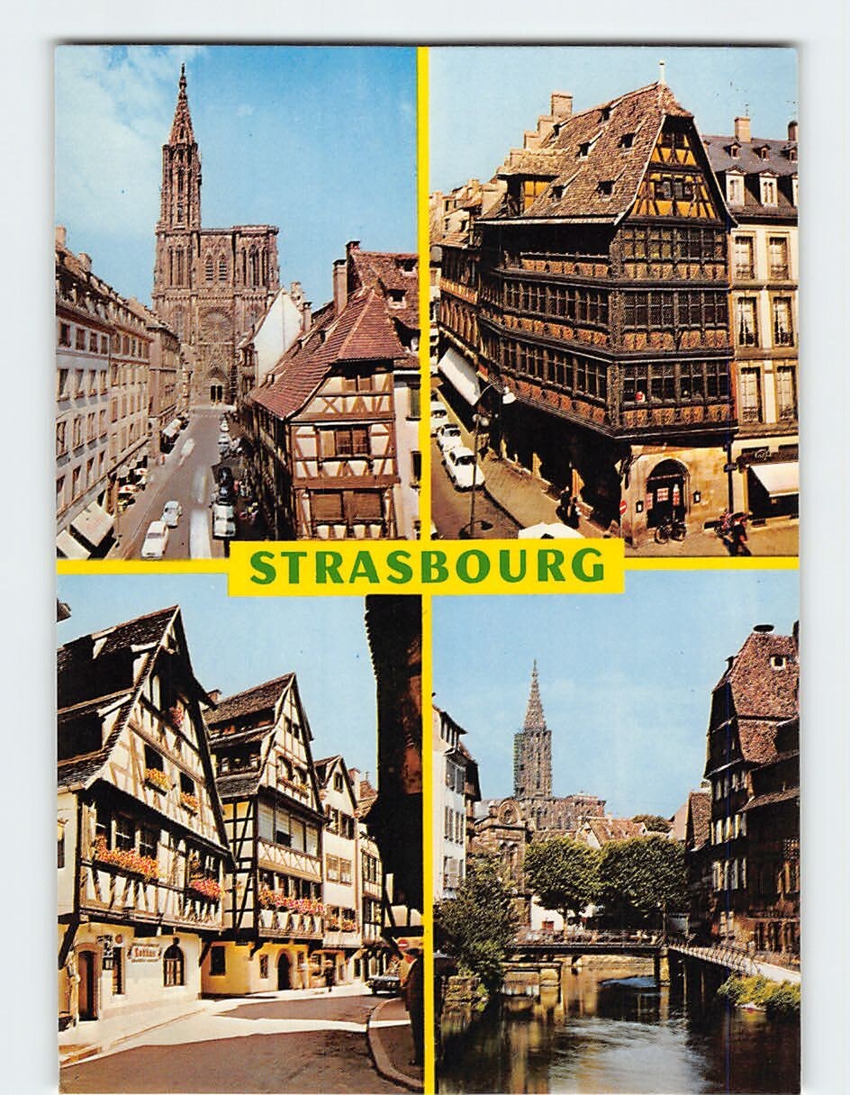 Postcard Strasbourg France