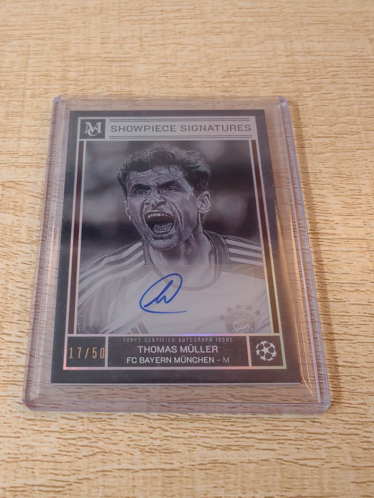 2025-26 Topps Museum Collection UCC Thomas Mulle Showpiece Signatures Auto 17/50