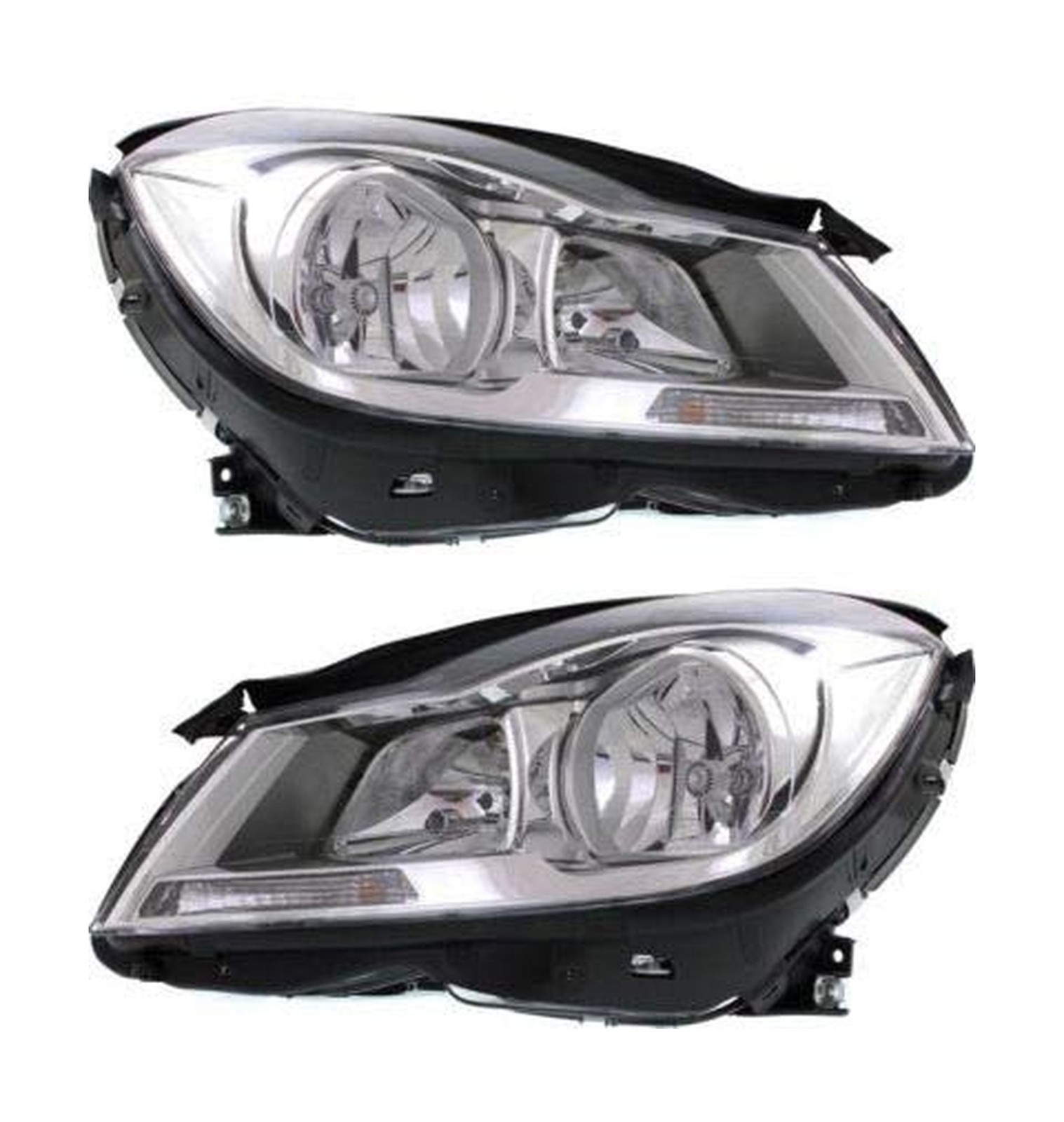 Garage-Pro Headlights Driver Passenger Side Headlight Assembly For Mercedes B...