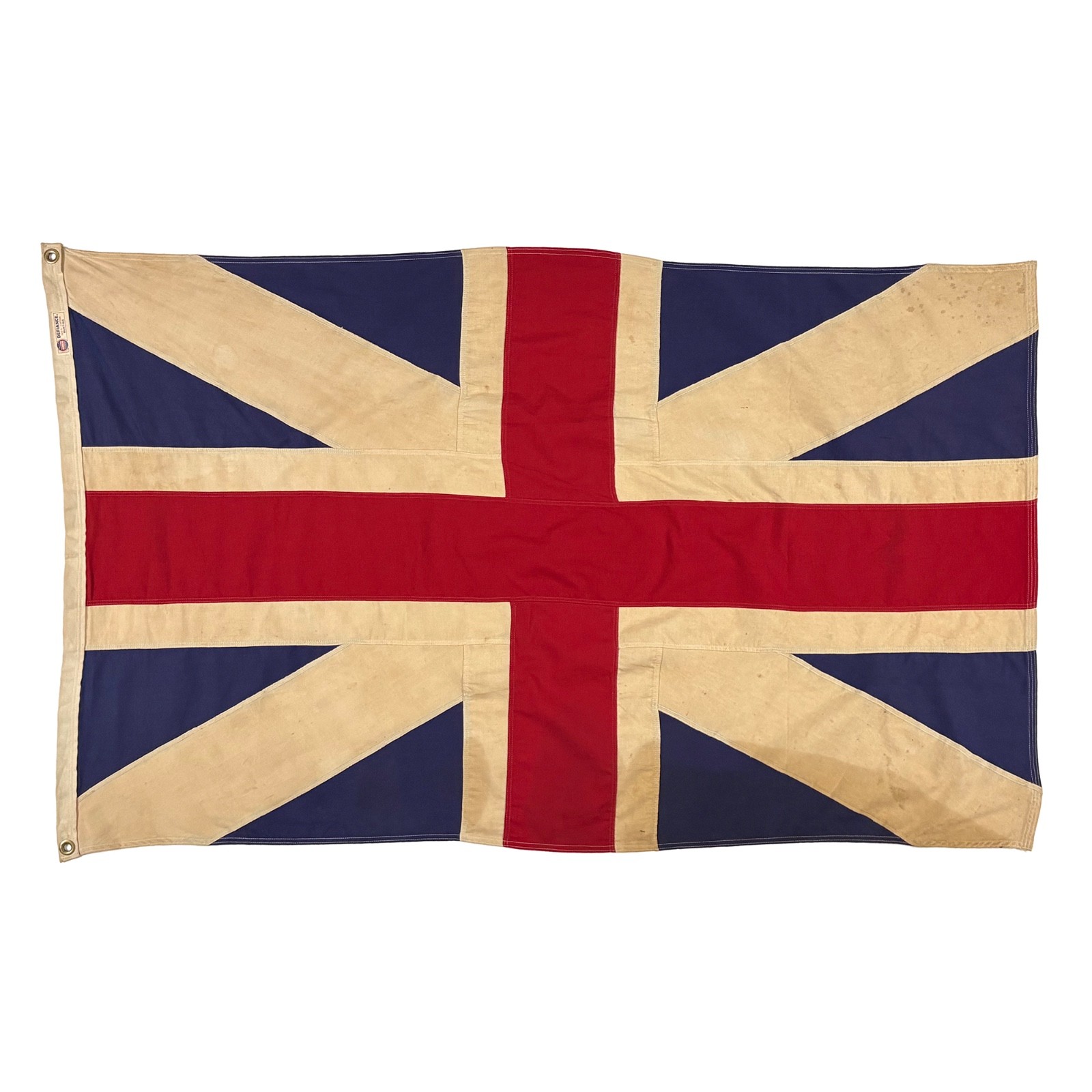 Vintage Cotton First Union Jack Flag Old Cloth United Kingdom British UK Art