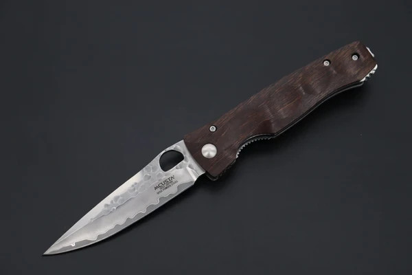 Mcusta Seki Japan Tactility Elite MC-125G Wood SPG2 San Mai Folding Pocket Knife