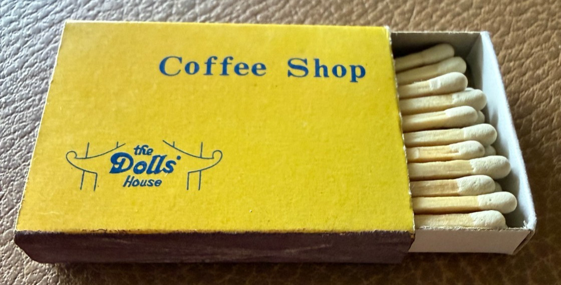 Vintage 1970s Chosun Hotel Seoul Korea Dolls House Coffee Shop Matchbox Full
