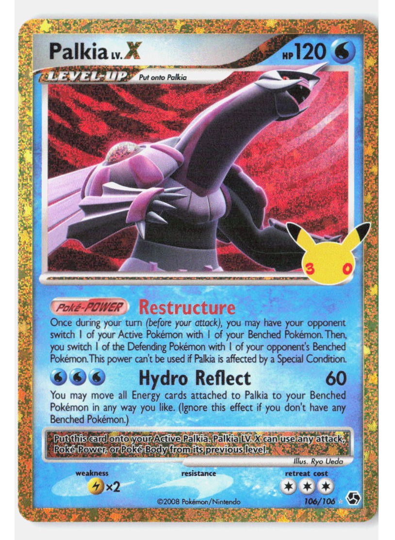 Palkia LV.X Holofoil[30C - 106/106] (NM) Pokemon