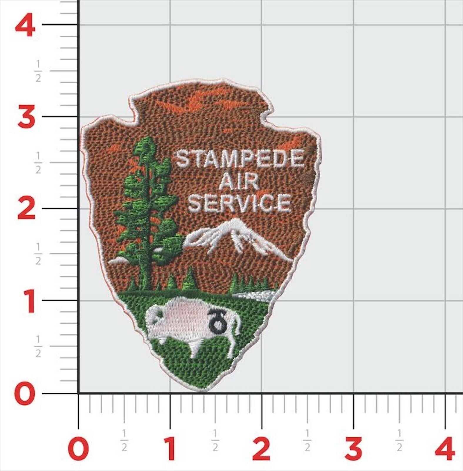 MARINE CORPS MCAS CAMP PENDLETON STAMPEDE AIR SERVICE HOOK & LOOP JACKET PATCH