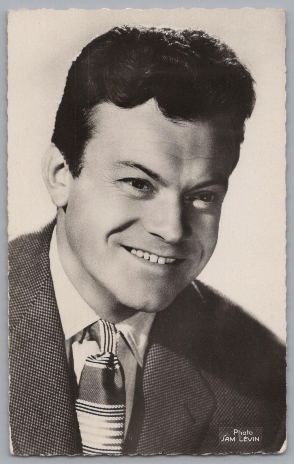 RPPC 1950s Georges Ulmer Handsome Man French Singer Portrait Studio