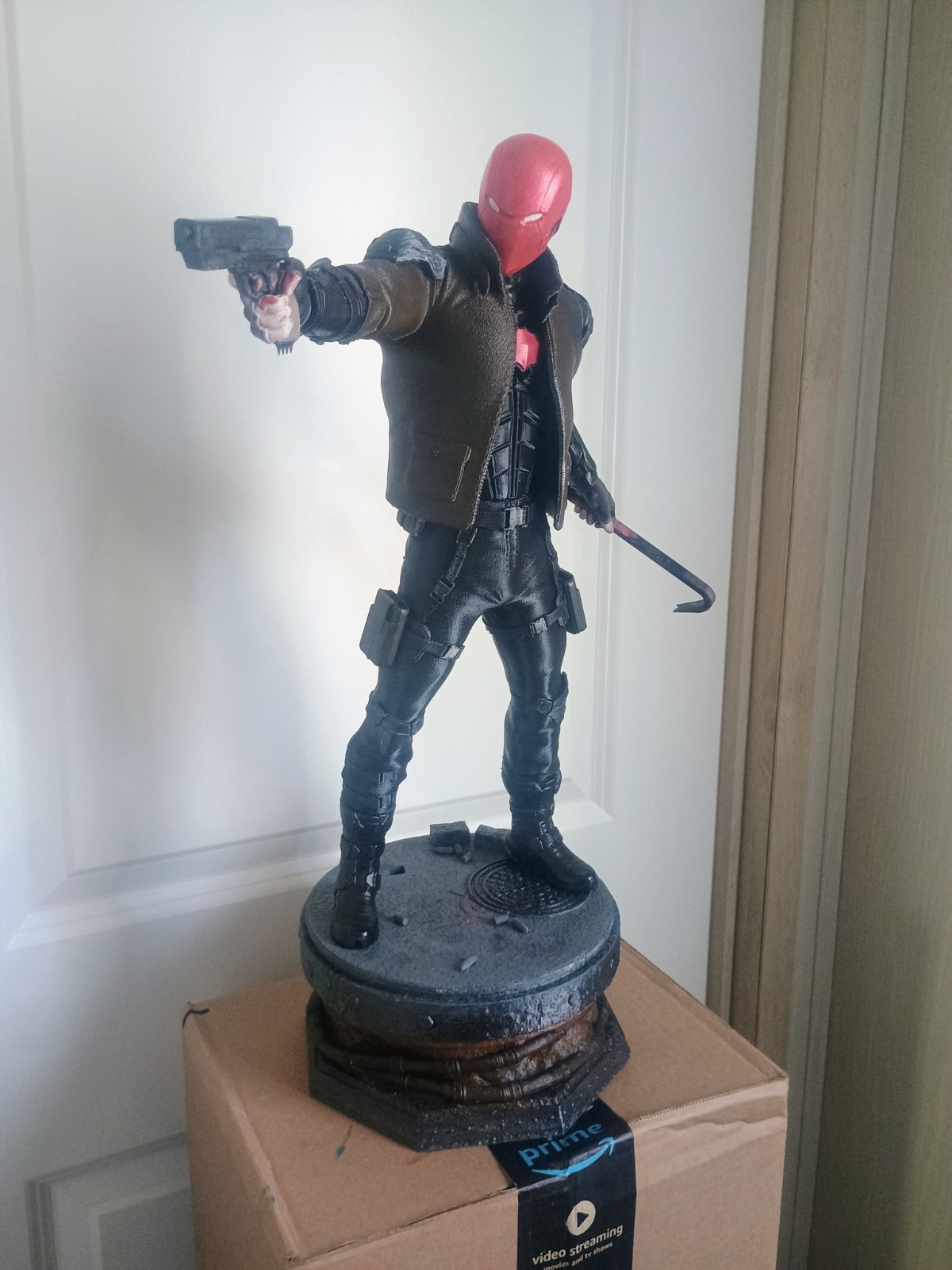 3d Printed Injustice 2 Red Hood Statue DC 21 