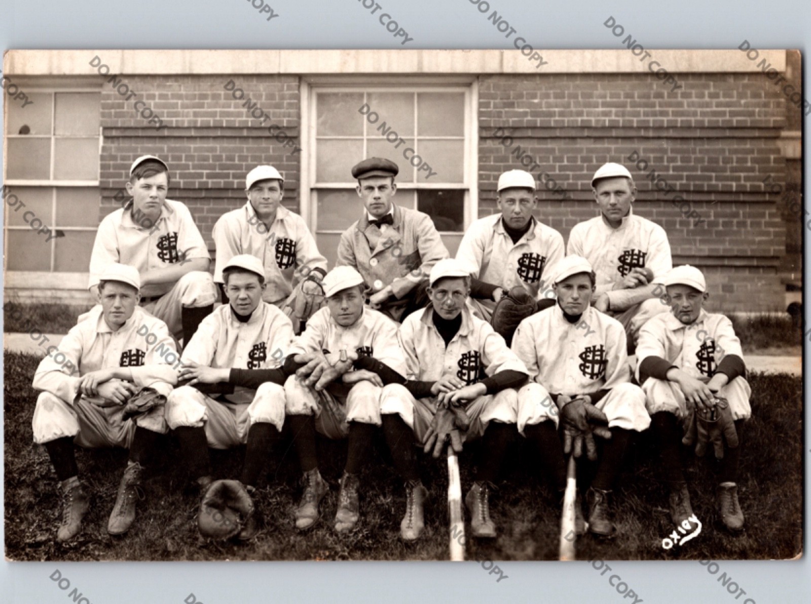 c1910 Baseball Team FERGUS FALLS Minnesota MN Players Otter Tail County RPPC