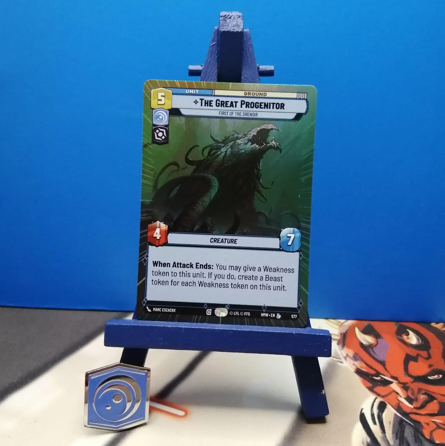 Star Wars Unlimited - The Great Progenitor, First of the Drengir HYPERSPACE FOIL