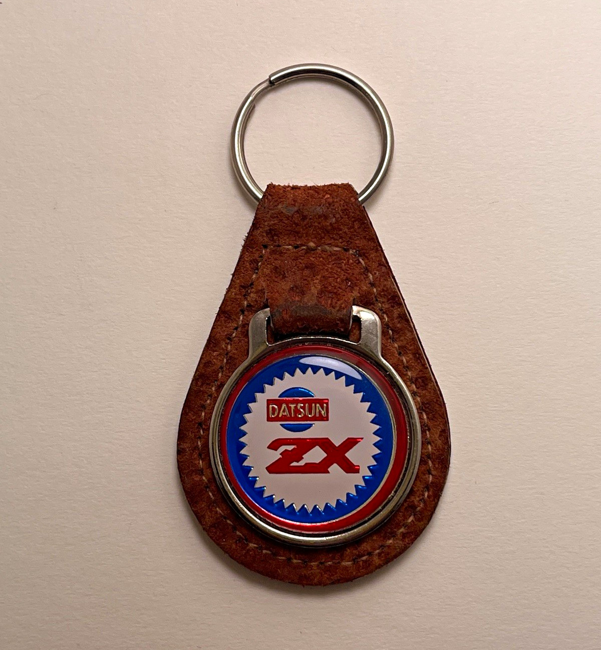 Vintage Datsun 280 ZX Keyring 1980s Keychain Key Fob