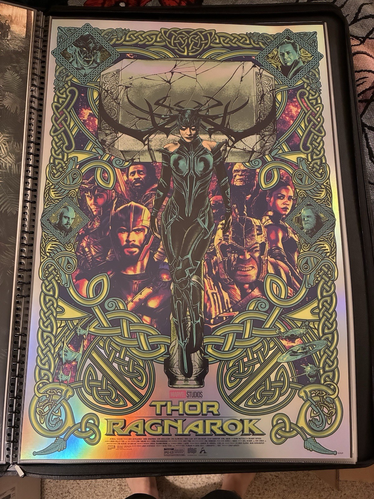 Thor: Ragnarok Foil Variant Poster Print by Anthony Petrie  BNG
