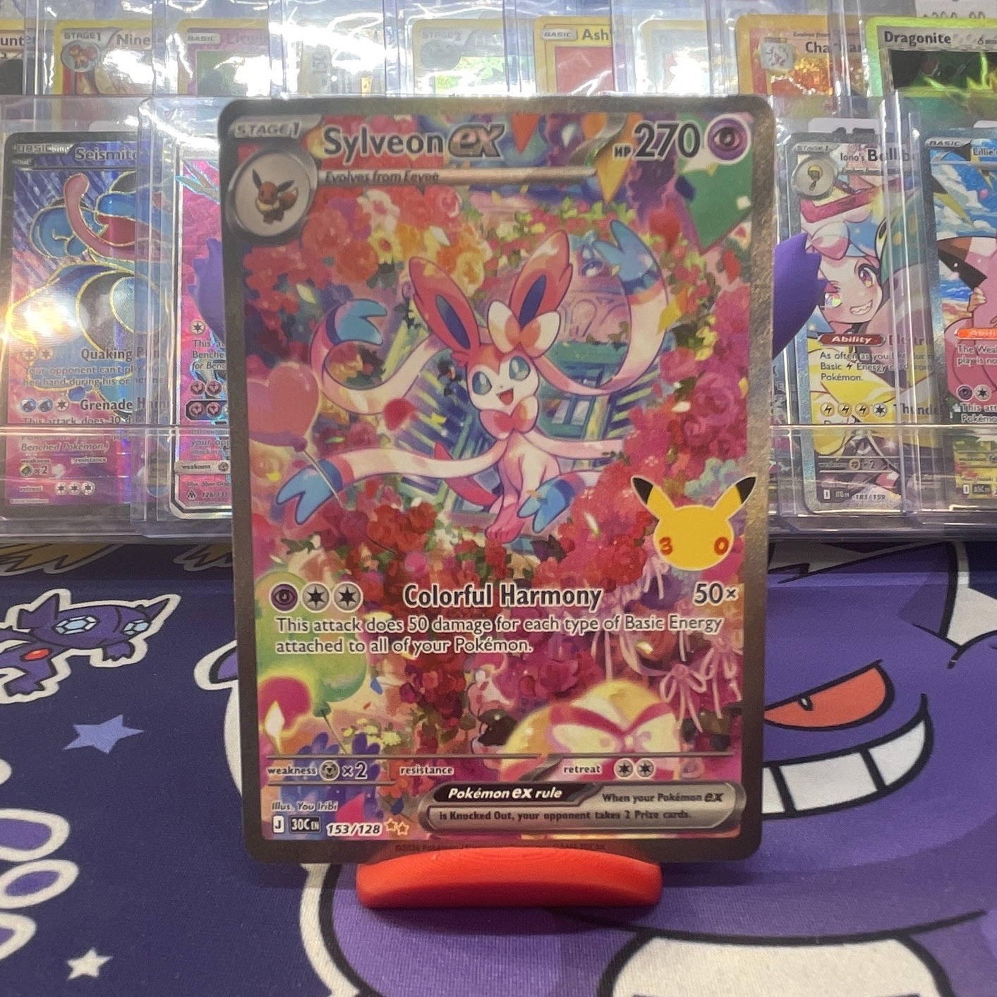 Pokemon TCG 30th Celebration Sylveon ex 135/128