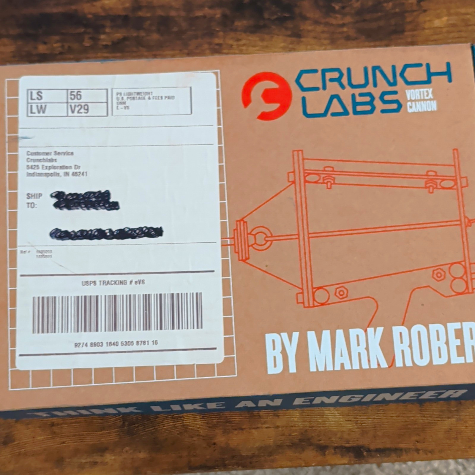 CrunchLabs Build Box Vortex Cannon by Mark Rober Engineering Collectible Kit