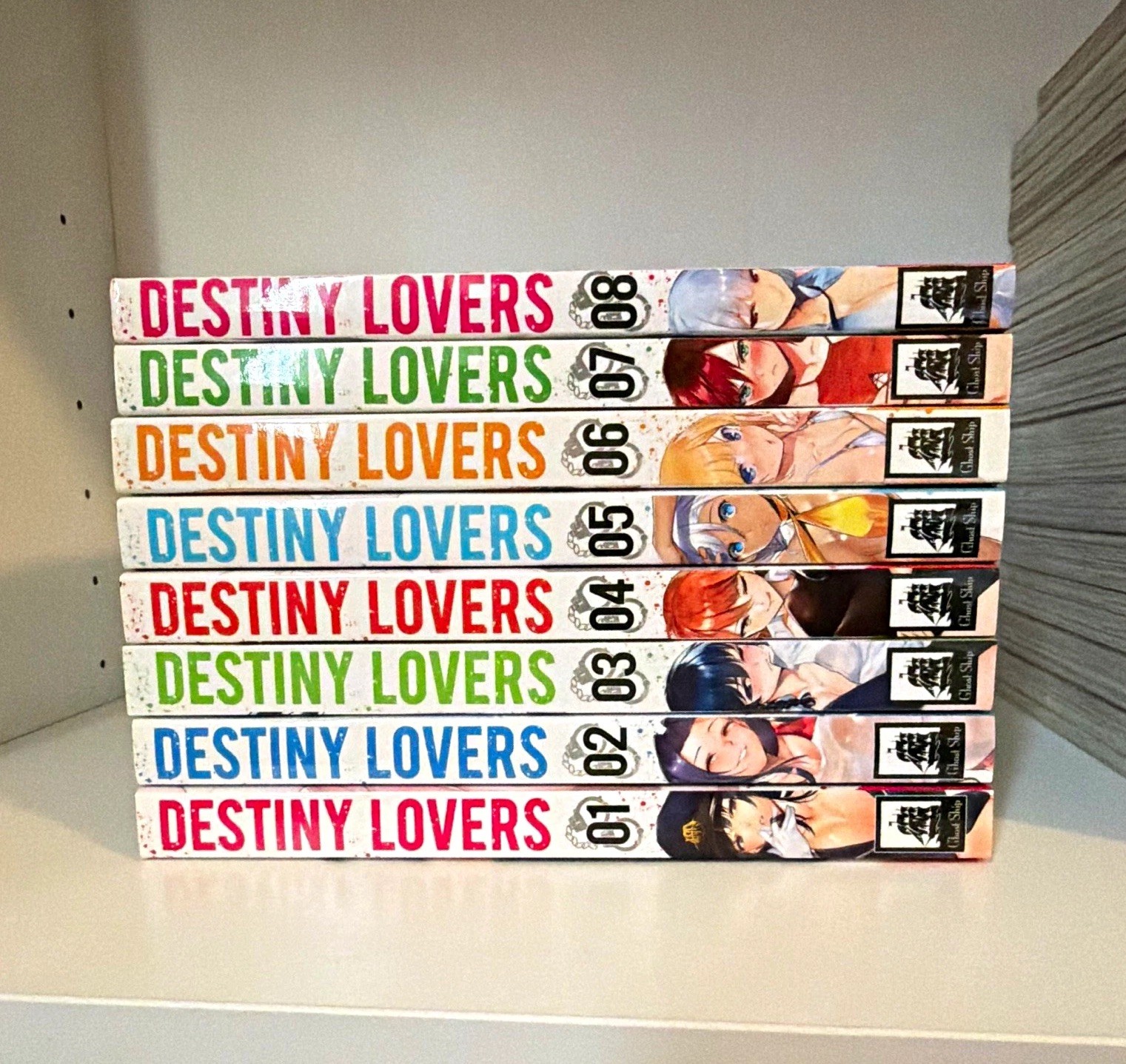 Destiny Lovers Manga Lot Vol. 1-8 Complete Set
