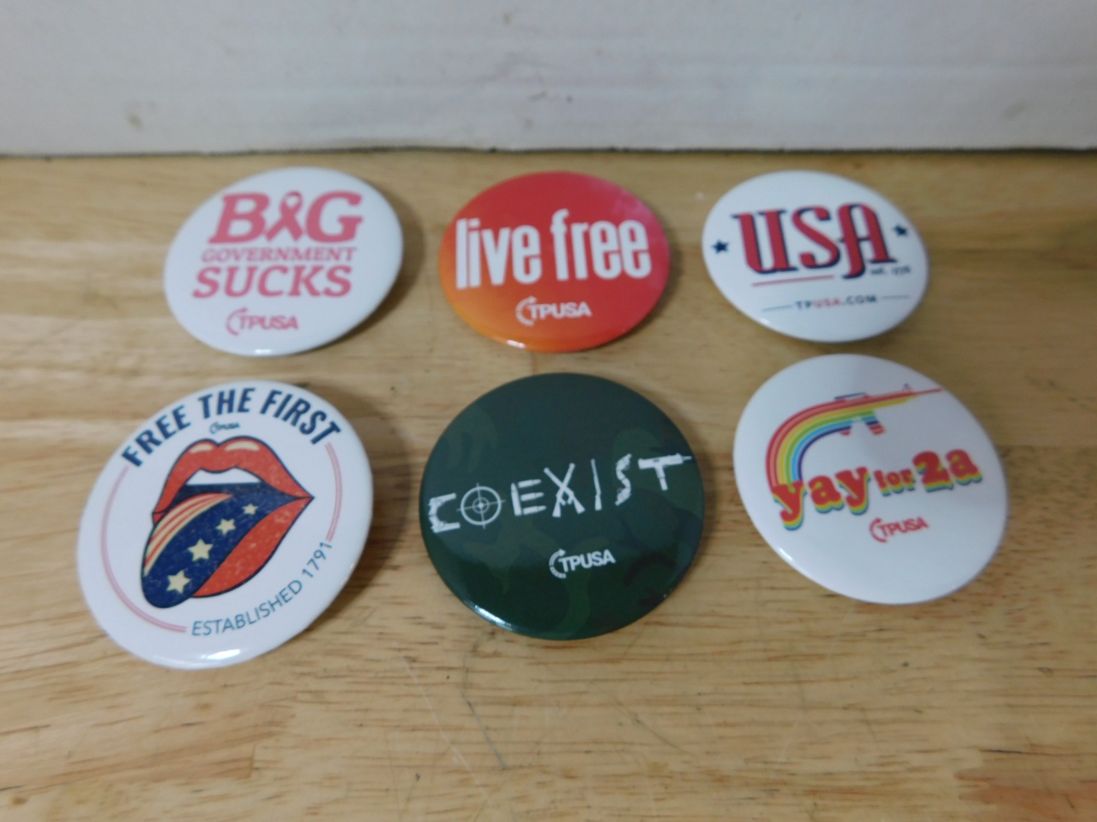 NOS Six Turning Point USA 2.25\