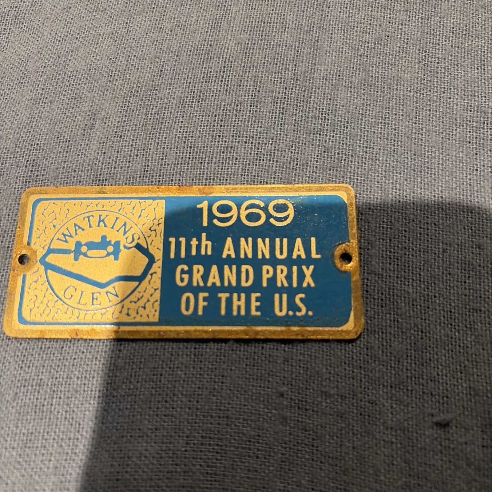 1969  Watkins Glen Grand Prix Dash Plaque