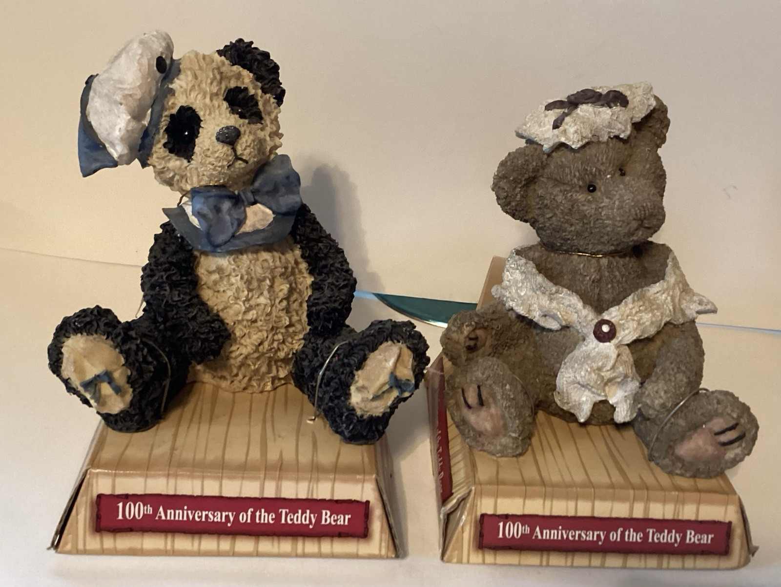 2001 Wendell Valentine & Rosemary Gemstone Bear Set 100th Anniversary LTD EDIT