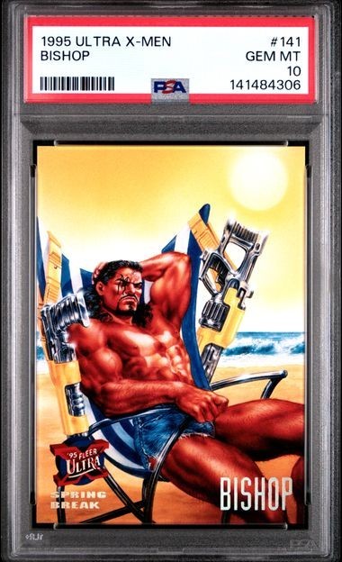 1995 Ultra X-Men #141 Bishop- Spring Break - PSA 10 