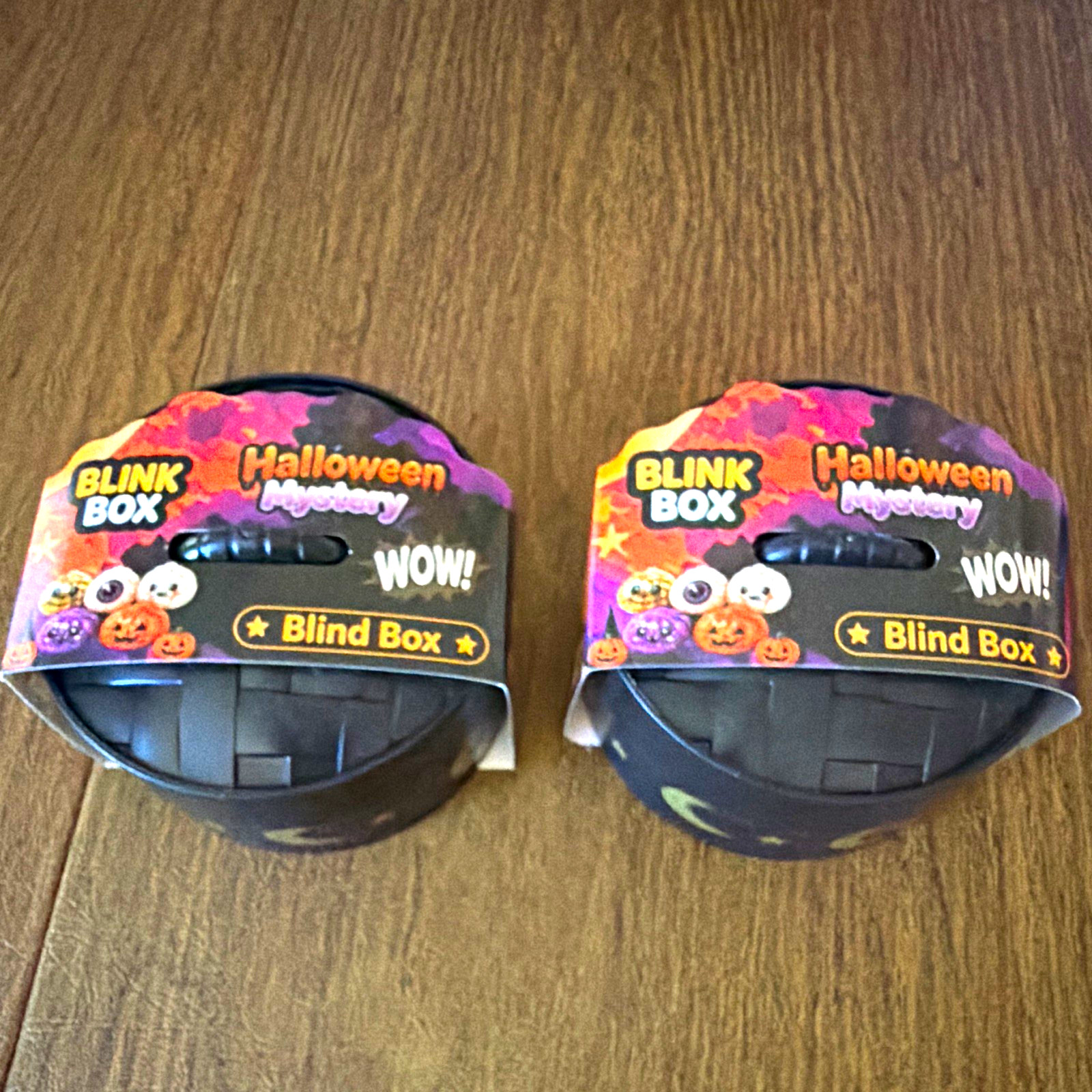 Set of 2 WOW Halloween Mystery Blind Packs Blind Pack Black Plastic