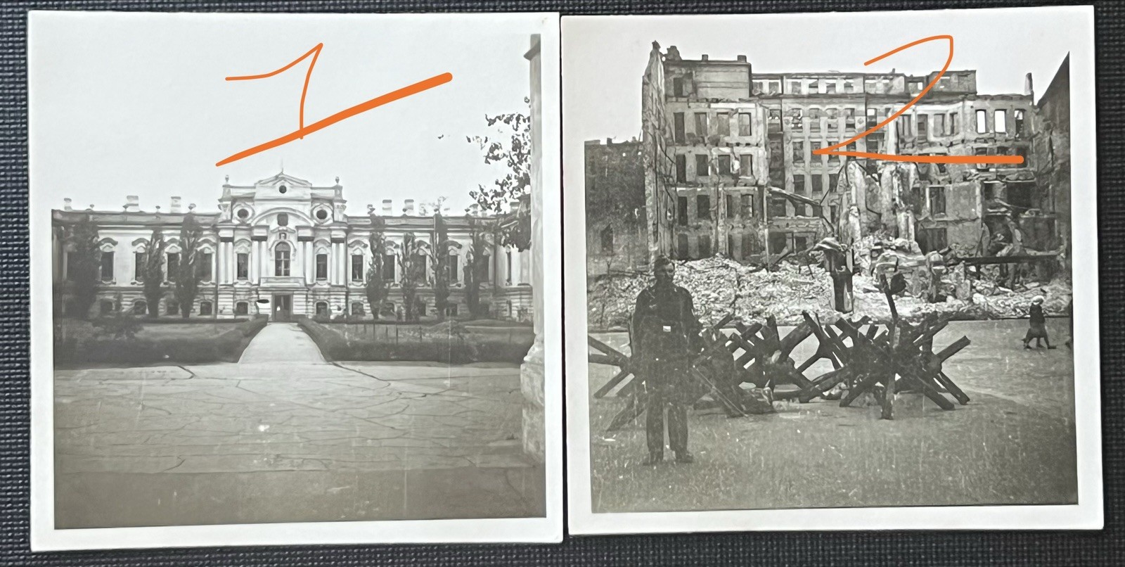 German ww2 2 X Mariyinsky Palace Kyiv Stadt Київ Kiev Ukraine Photo album