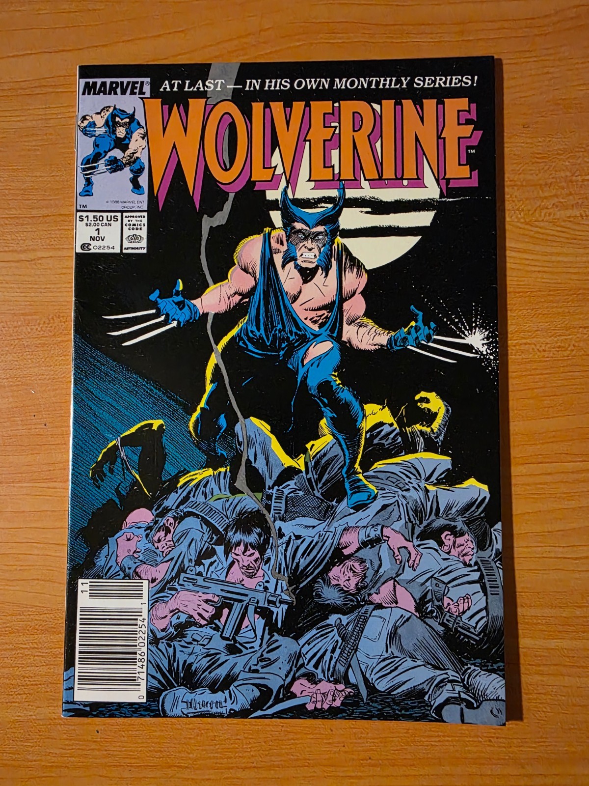 Wolverine #1 Newsstand Variant ~ NEAR MINT NM ~ 1988 Marvel Comics