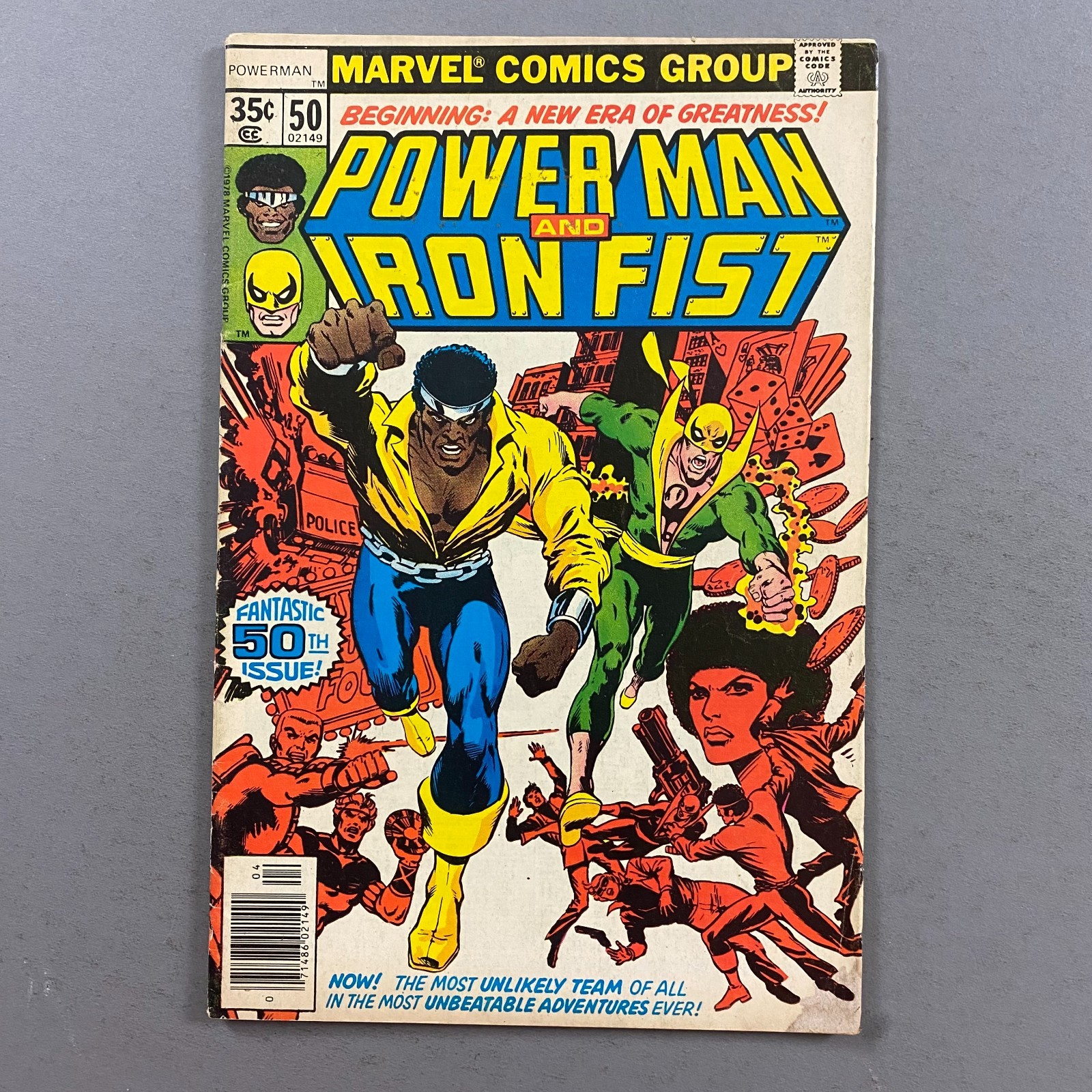 POWER MAN AND IRON FIST 50 NEWSSTAND (1978, MARVEL COMICS)