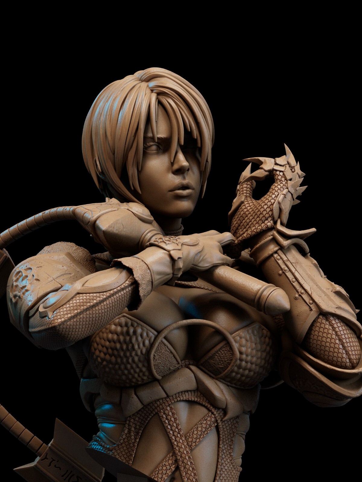 1:8 Ivy Valentine Soulcalibur Bust Fan Art UNPAINTED High Quality Garage Kit