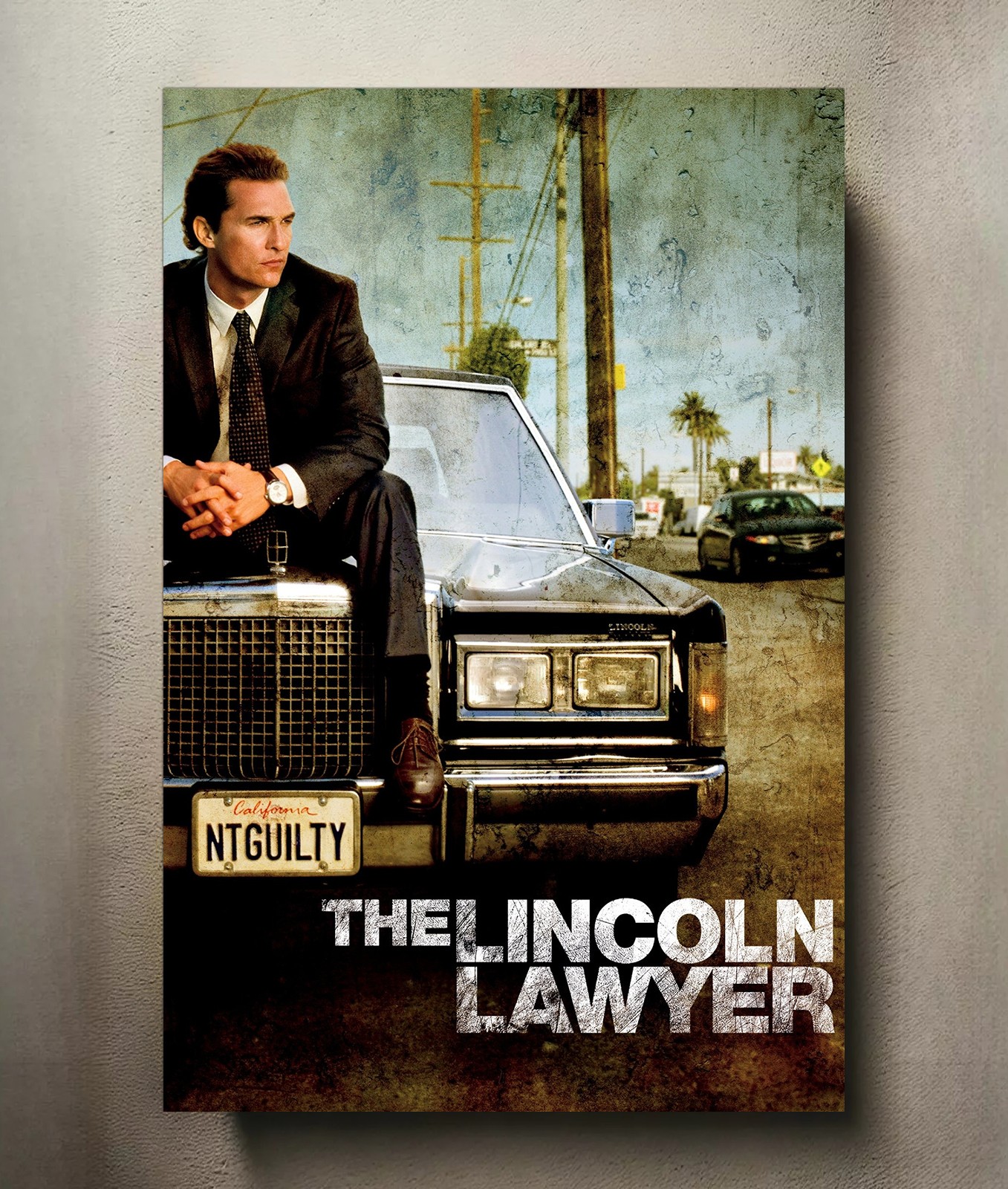 The Lincoln Lawyer 8x12 Metal Movie Poster Sign