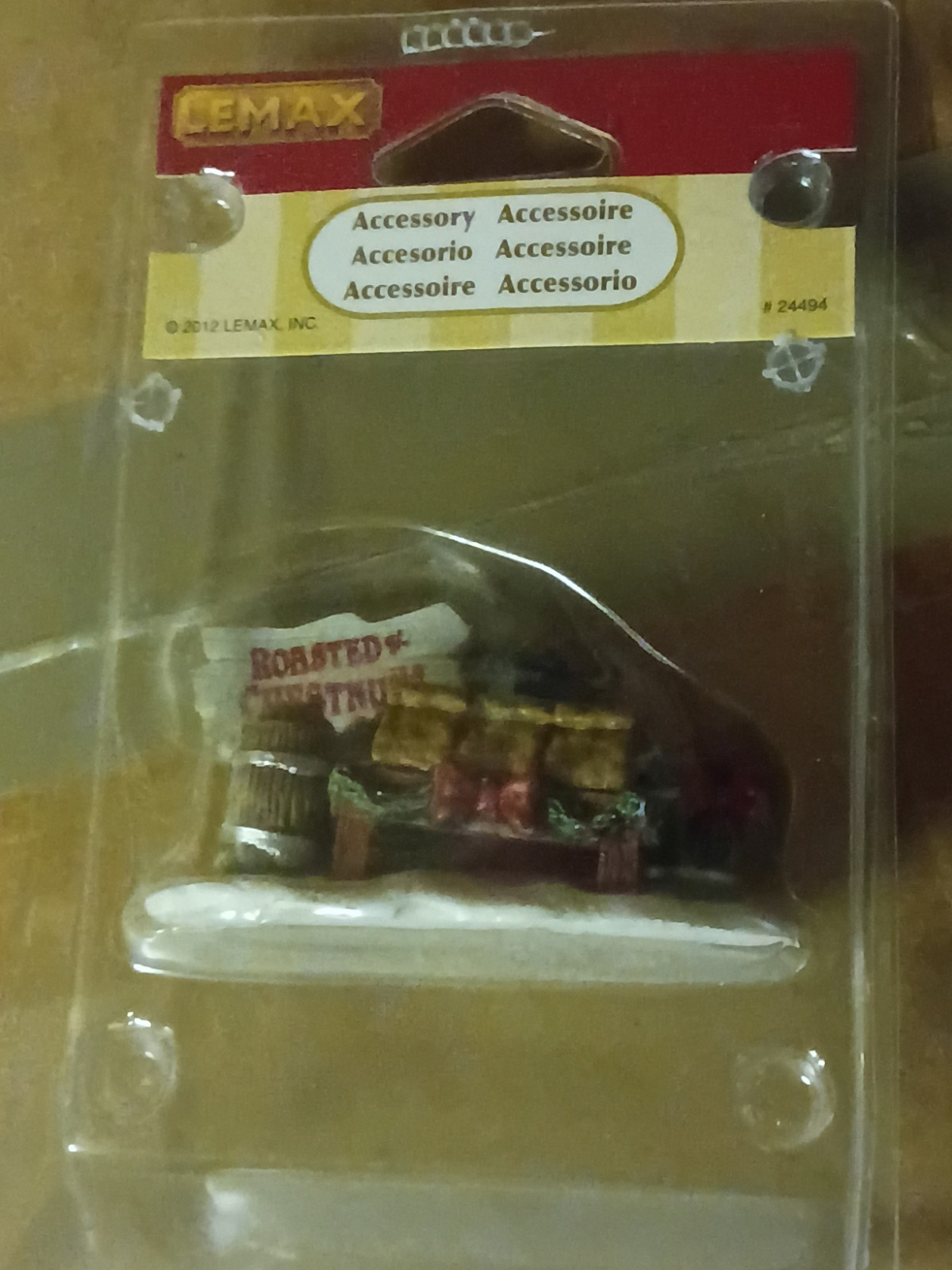NEW - 2012 Lemax Roasted Chestnuts Accessory #24494