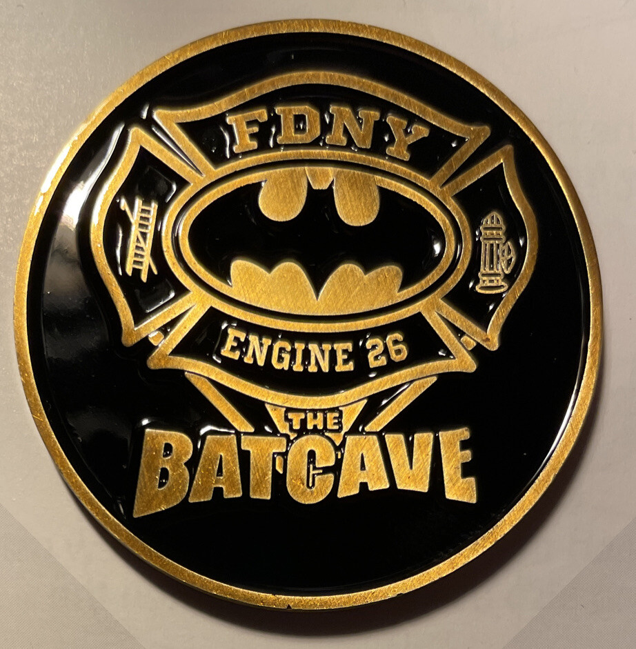 FDNY Engine 26 ‘The Batcave’ Collectible Coin - Gold