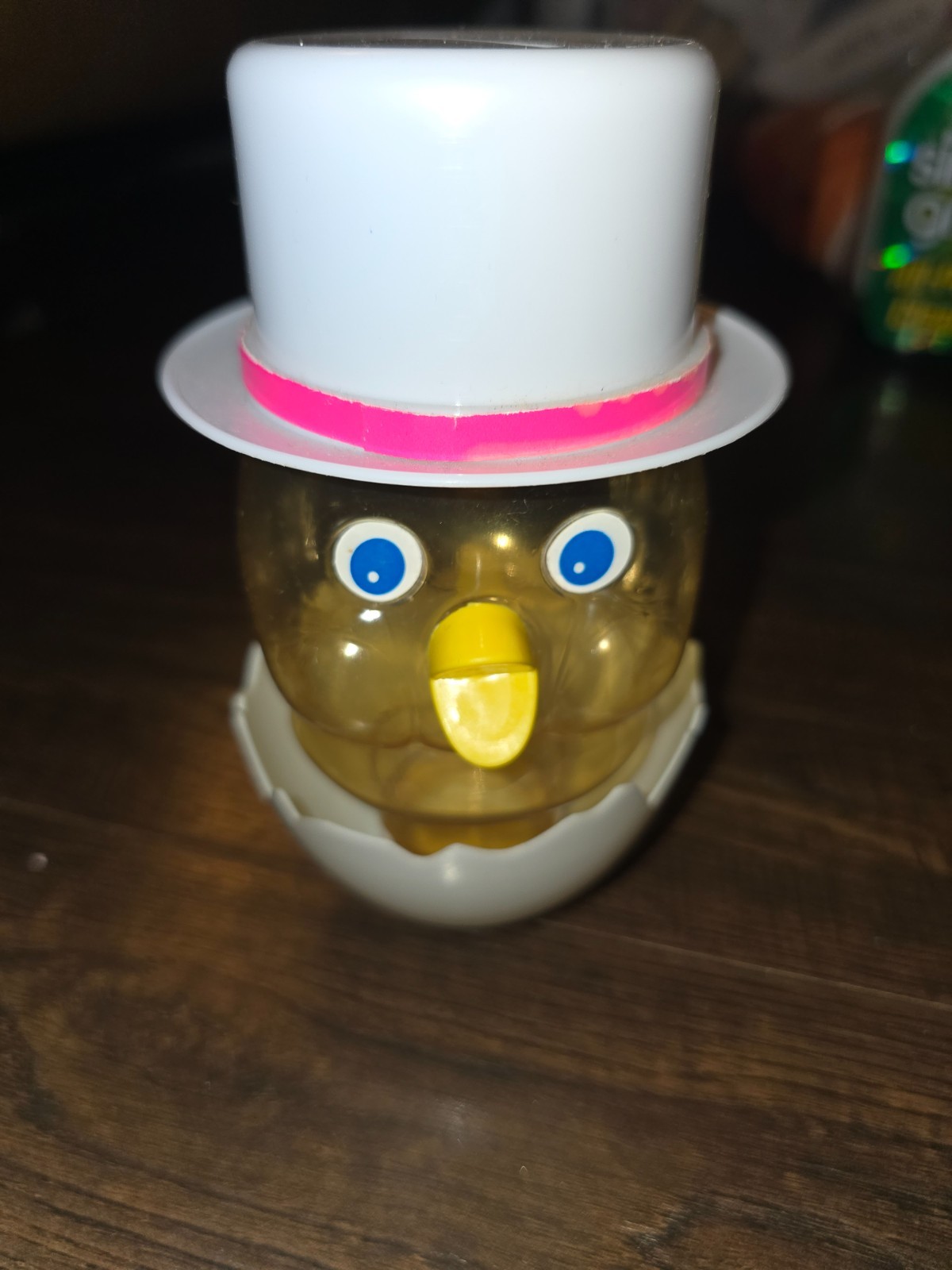 Vintage Chick Chicken in Egg Plastic 6\