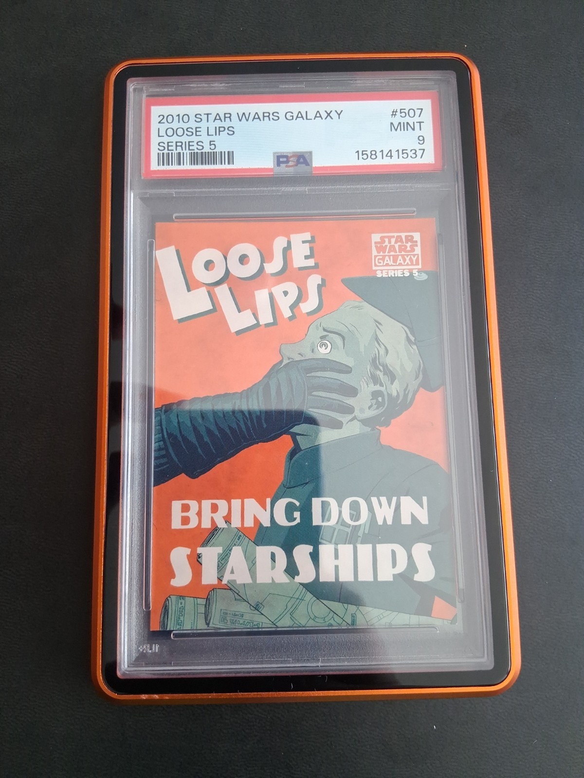 2010 Topps Star Wars Galaxy Series 5 BASE #22 / LOOSE LIPS BRING DOWN STARSHIPS