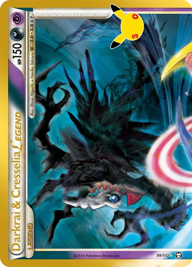 Pokémon TCG Darkrai & Cresselia LEGEND 99/102 | 30th Anniversary Classic | NM