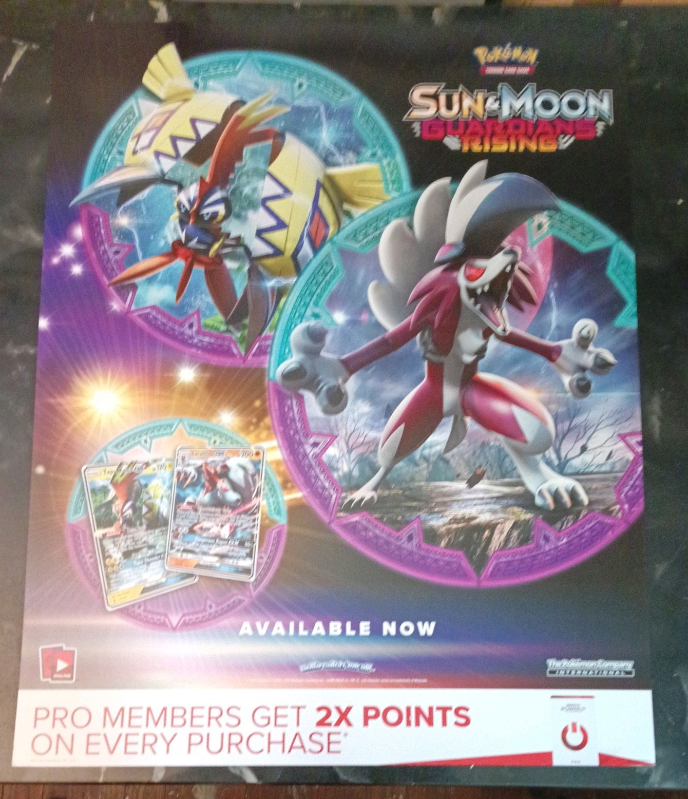 Pokemon Sun $ Moon Grardians Rising Promo Poster