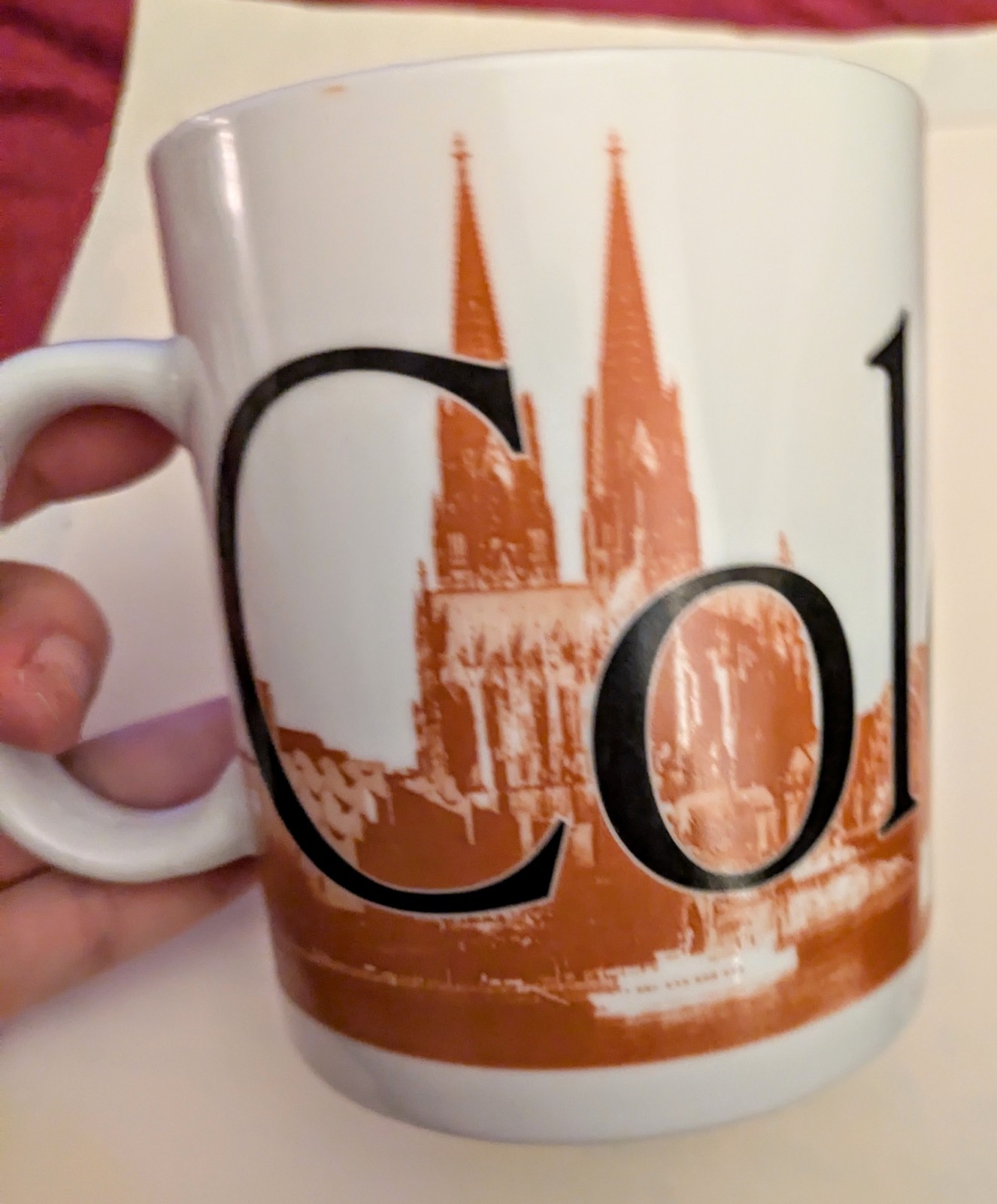 Starbucks Cologne City Mug - Collectors Series - 16 oz. White/Tan/Black