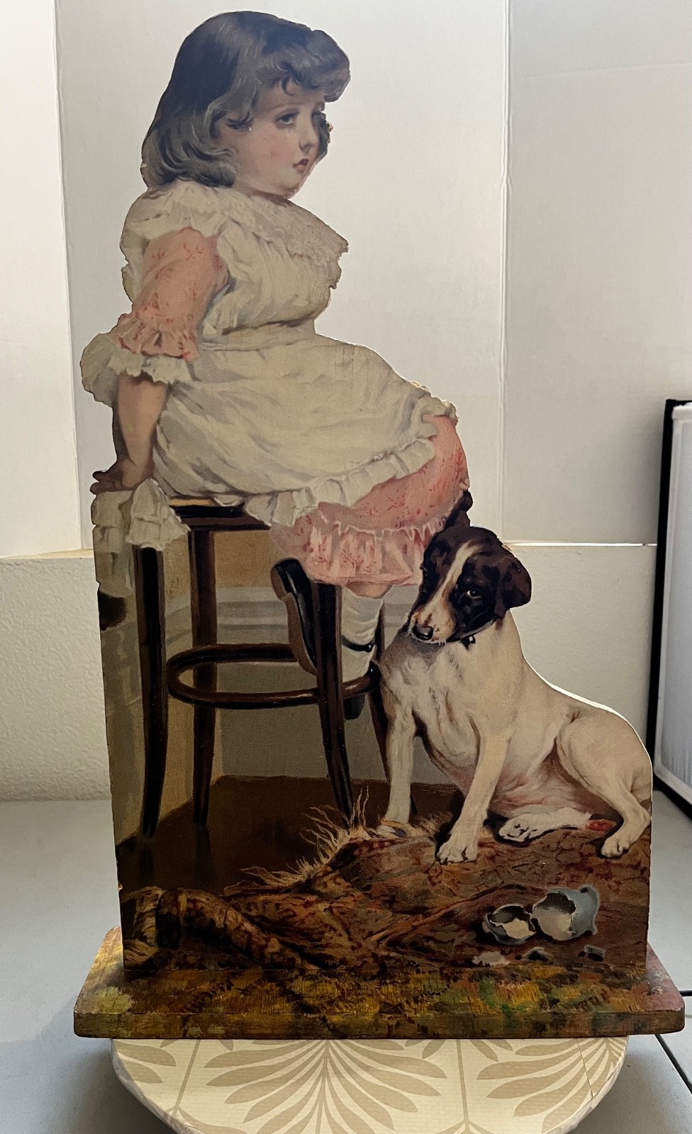21” Ephemera Early 20th Century Antique Hand-Made Dummy Board \