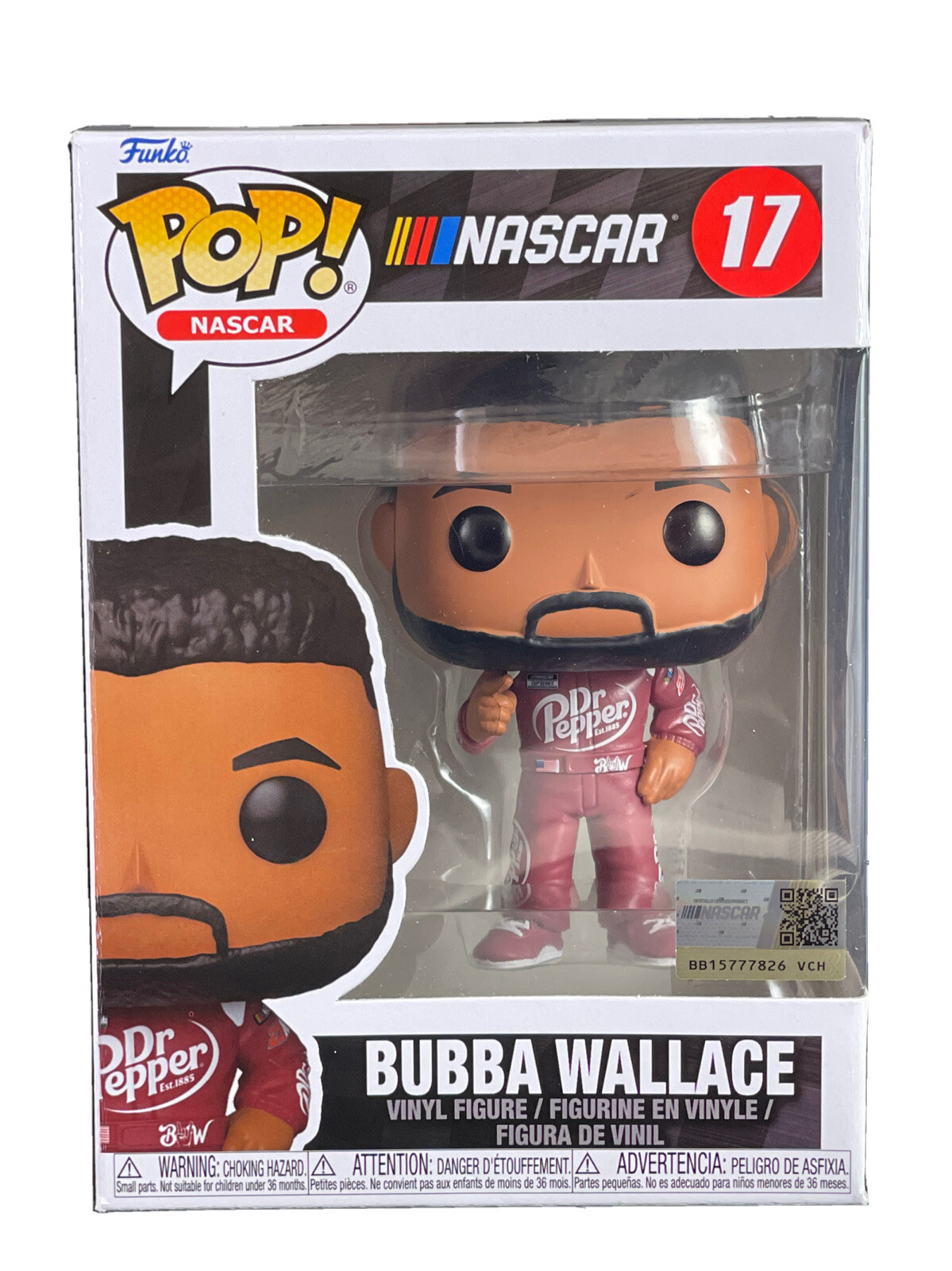 Funko 2021 Pop NASCAR #17 Bubba Wallace Dr. Pepper