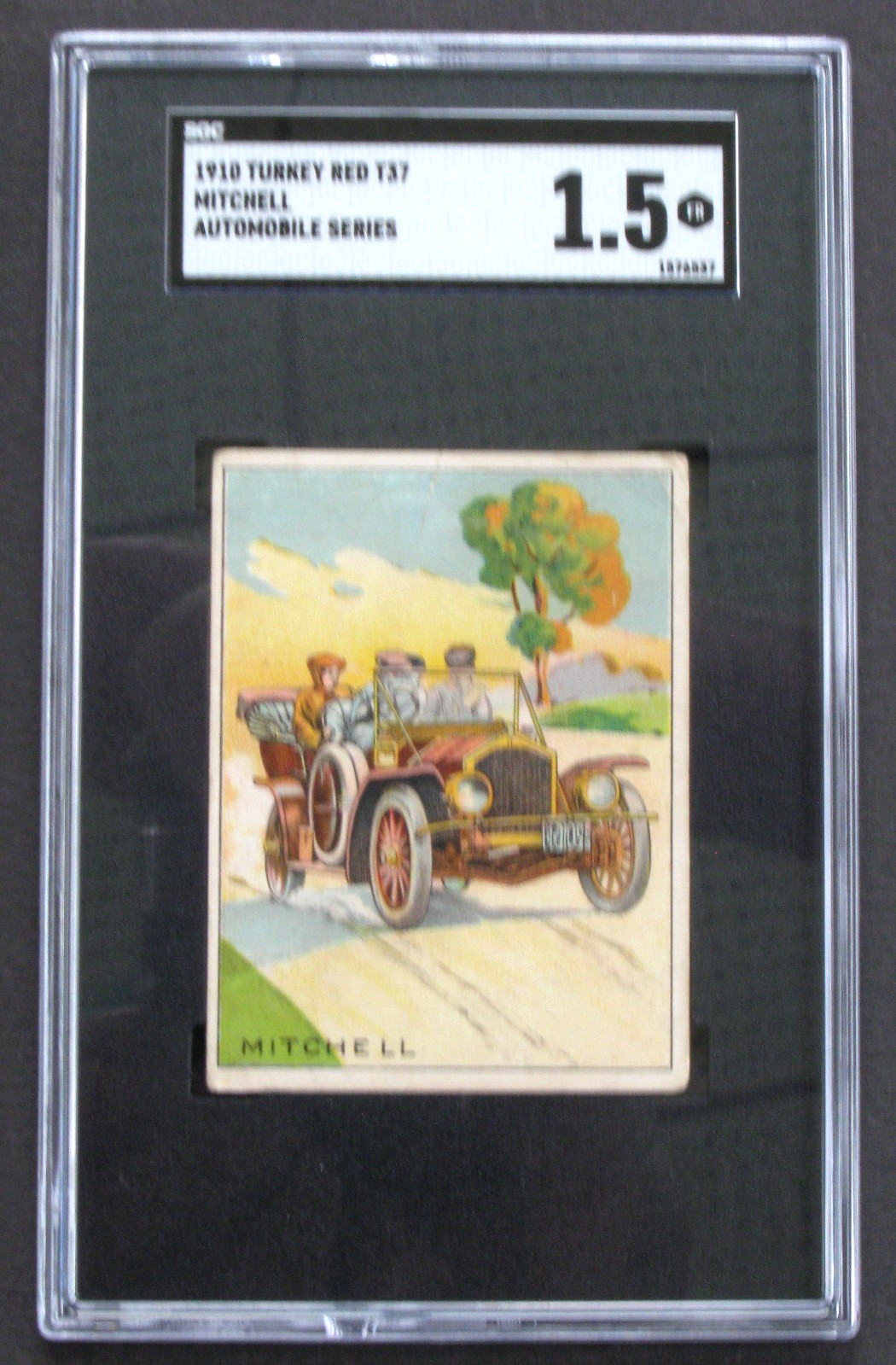 Vintage T37 Turkey Red Cigarettes Mitchell Automobile Series SGC 1.5