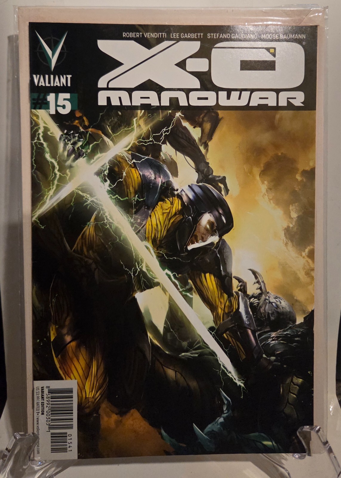 NM X-O Manowar #15 Kotaki Variant Recalled Error (2013)