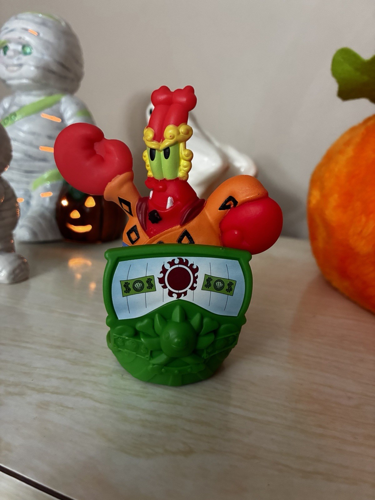 NEW 2026 McDonalds Happy Meal SpongeBob One Piece Mr. Krabs x Jinbe #10 Toy