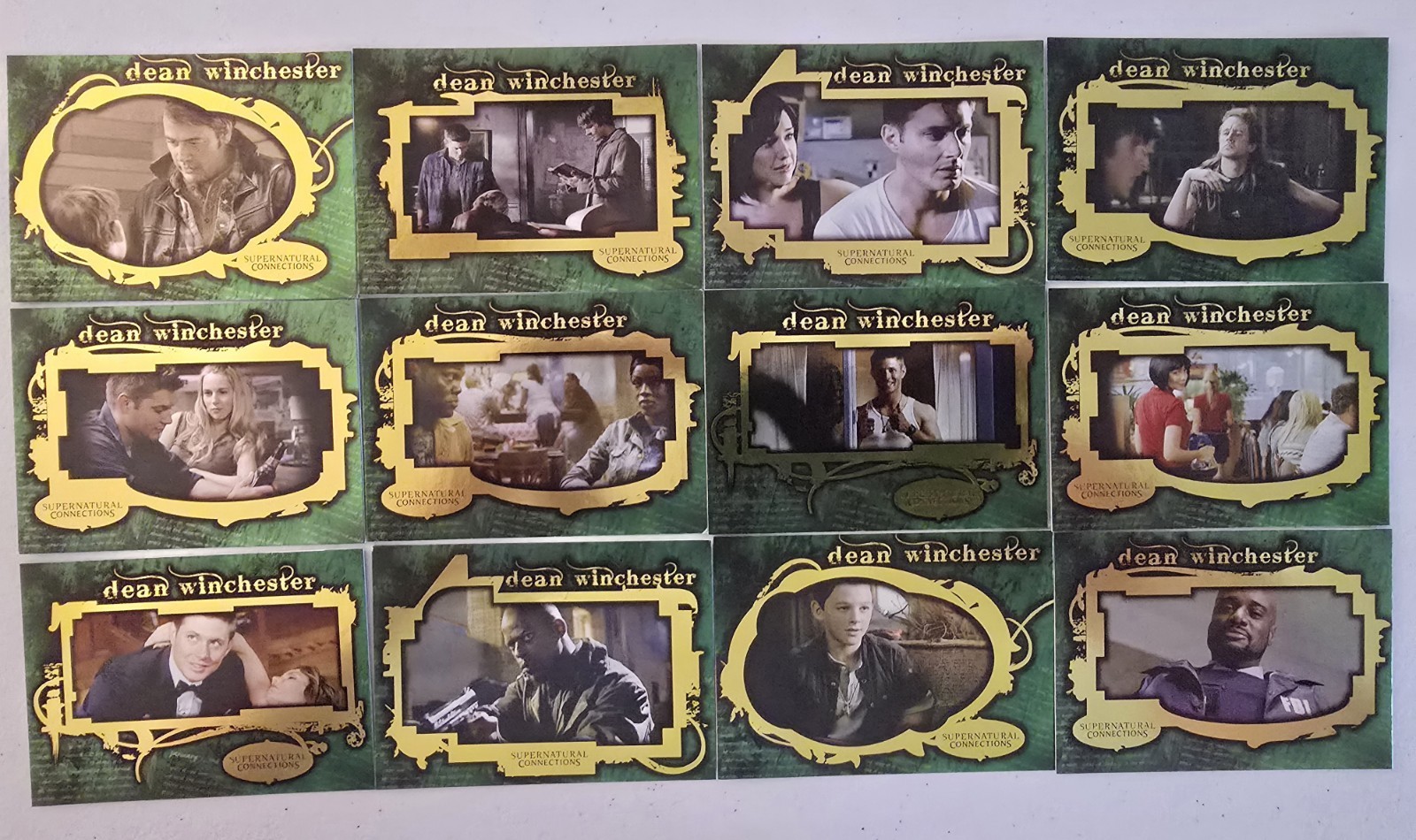 2008 Inkworks Supernatural Season 3 Connections Dean Winchester 12 Card Lot