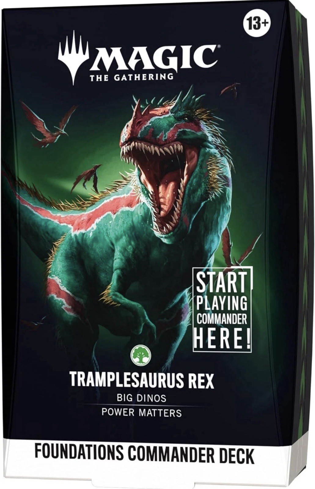 Magic The Gathering Foundations Commander Deck Tramplesaurus Rex