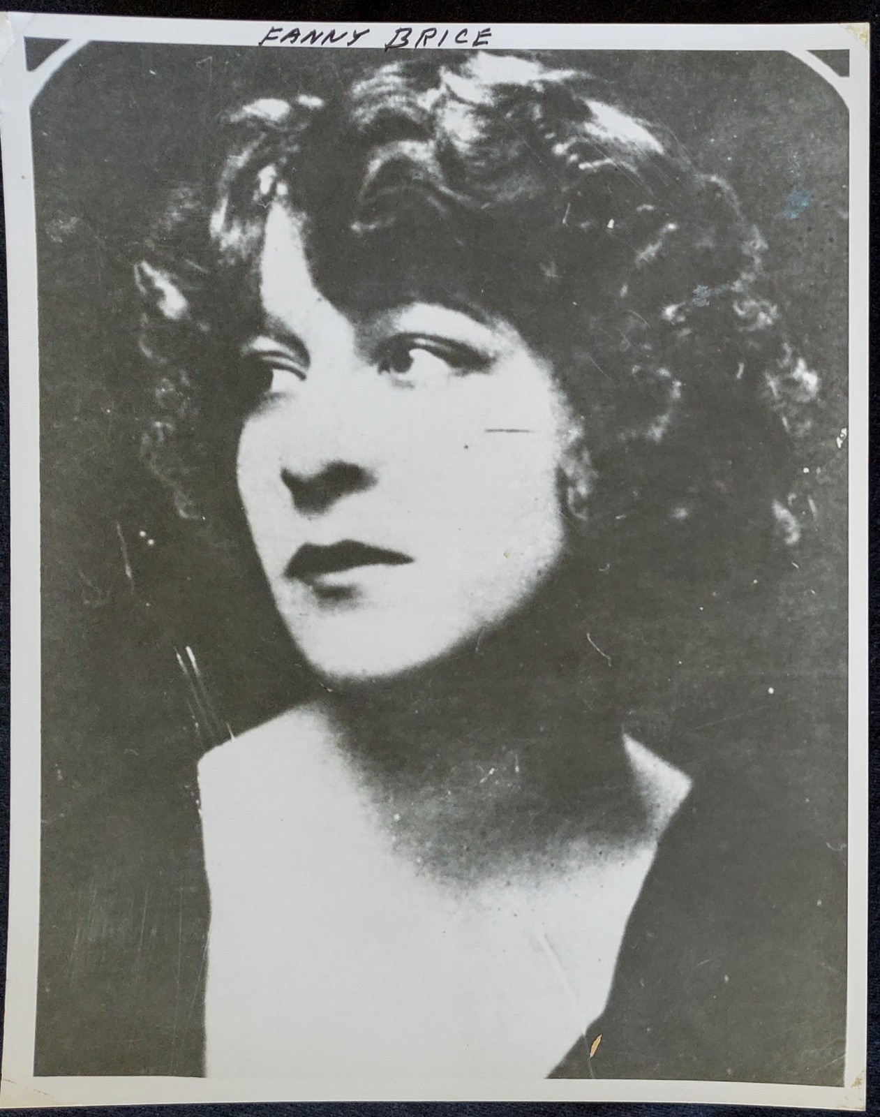 1920s Fanny Brice Ziegfeld\'s Follies Broadway Columbia Records 8x10 Photograph