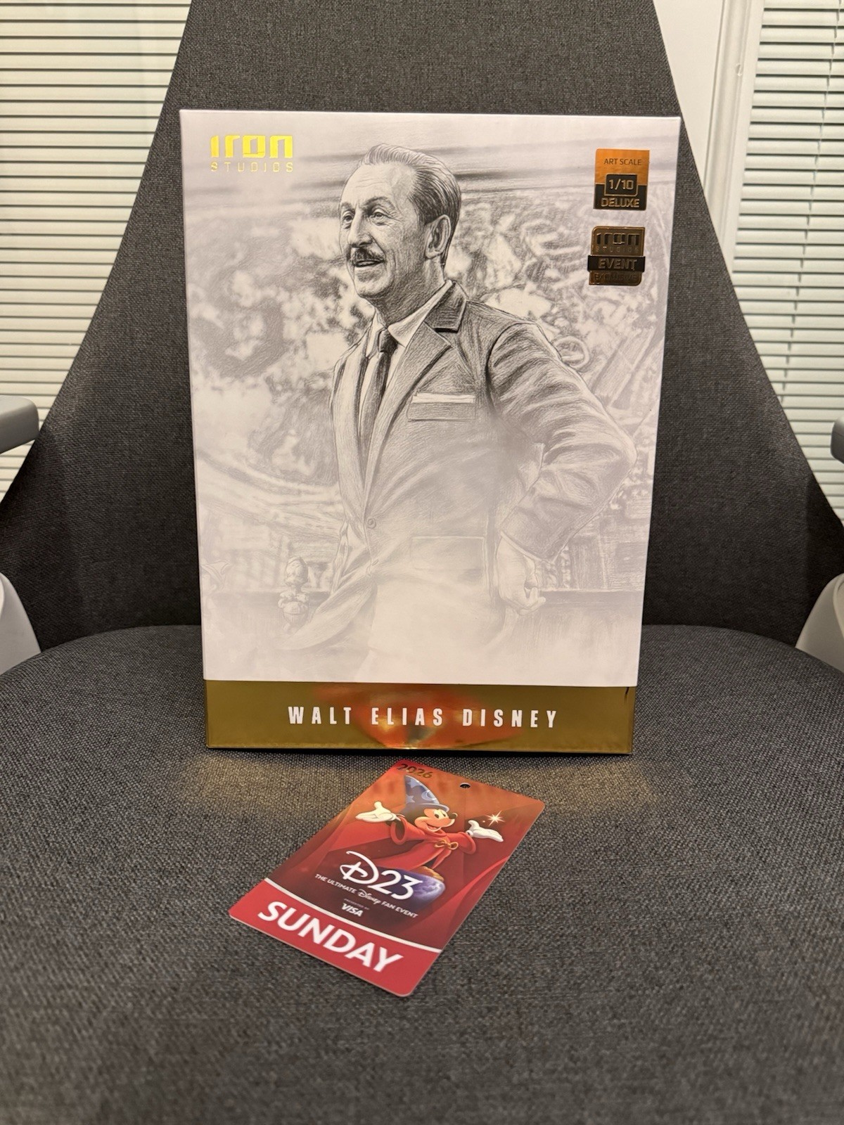 D23 ‘26 Iron Studios Walt Disney Legacy Deluxe 1/10 Scale Statue /500 (ON HAND)