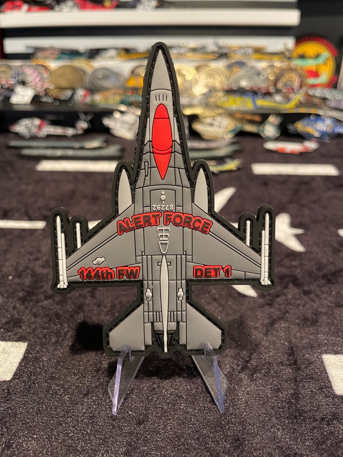 USAF F-16 3D PVC 4 Inch patch March ARB Alert Force