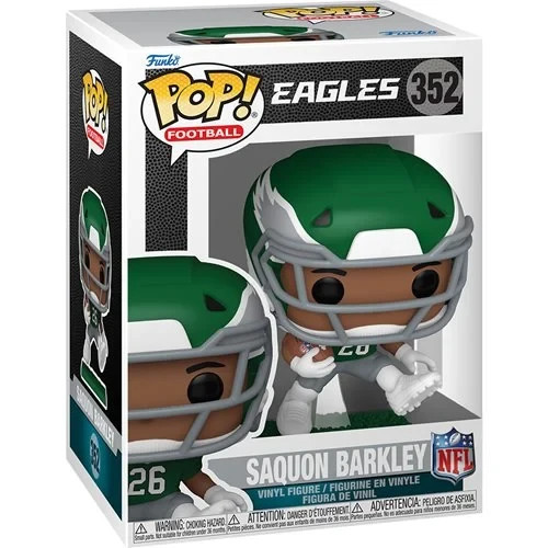 Funko POP Saquon Barkley Philadelphia Eagles NFL Figure 352 + Protector