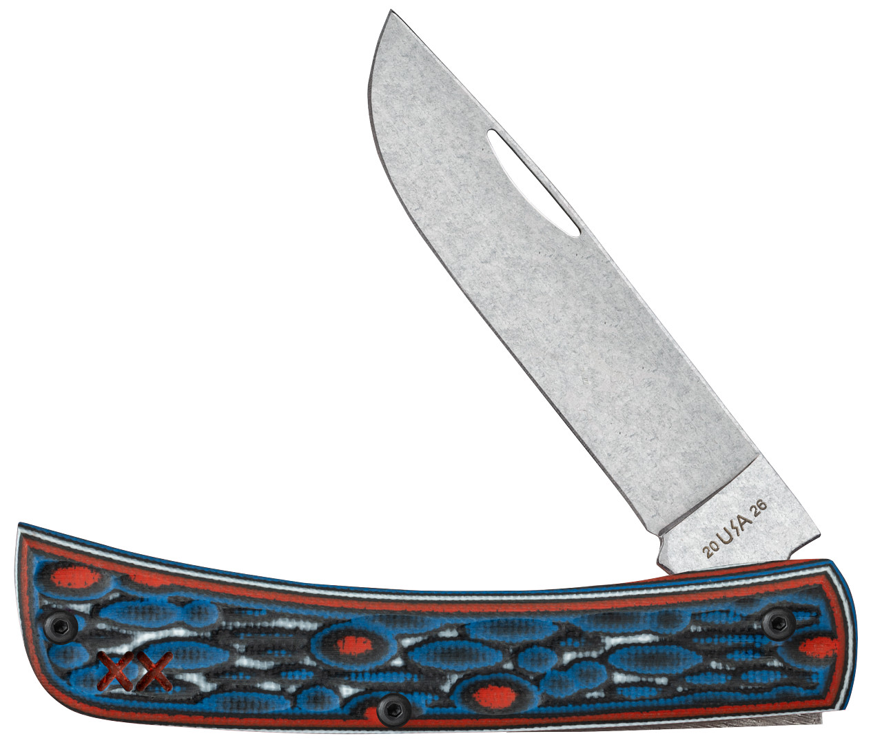 Case xx Knives Sod Buster Jr Sonic Blast G-10 S35VN Steel Pocket Knife