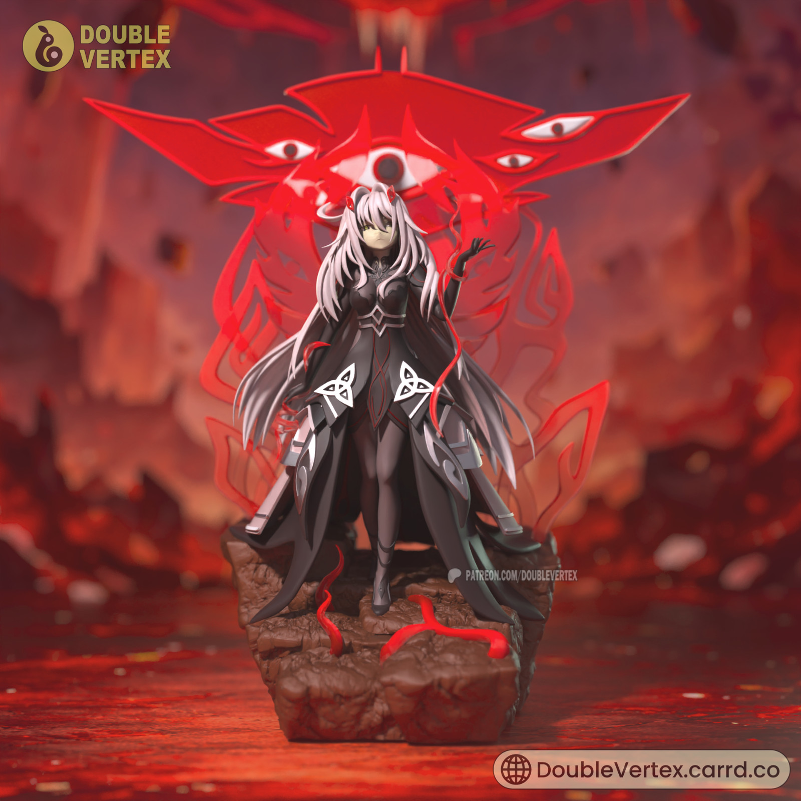 1:6 Ronova Genshin Impact Fan Art UNPAINTED High Quality Resin Garage Kit