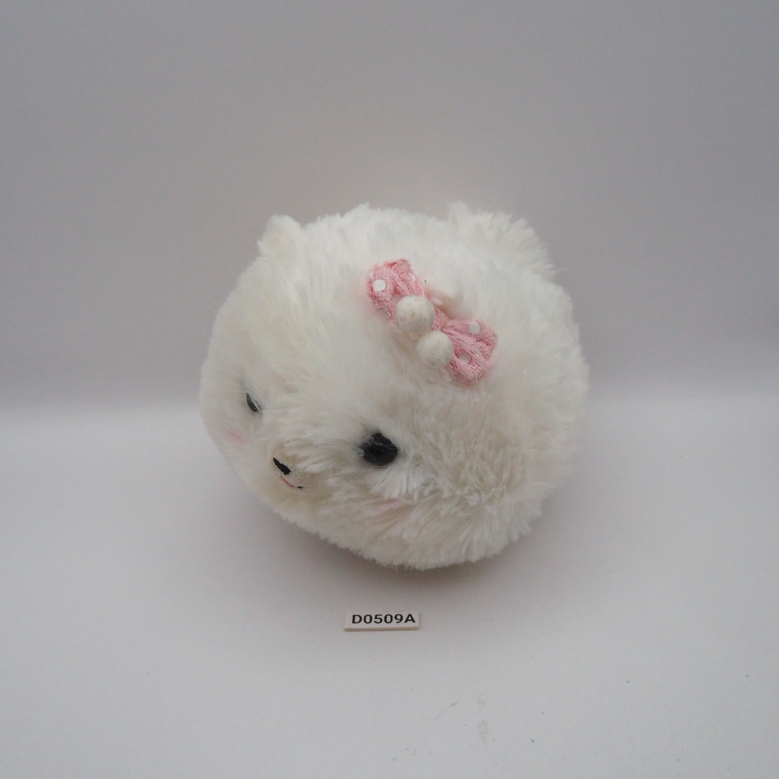 D0509A Fuwa Mofu Pometan  White Dog Amuse Plush 5\