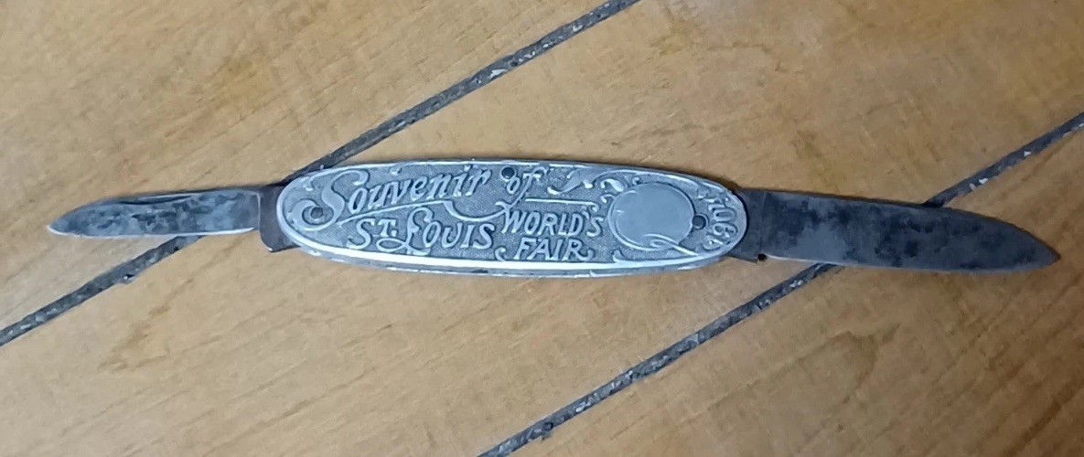 RARE 1904 World\'s Fair St. Louis Pocket Knife - Show The Cascade