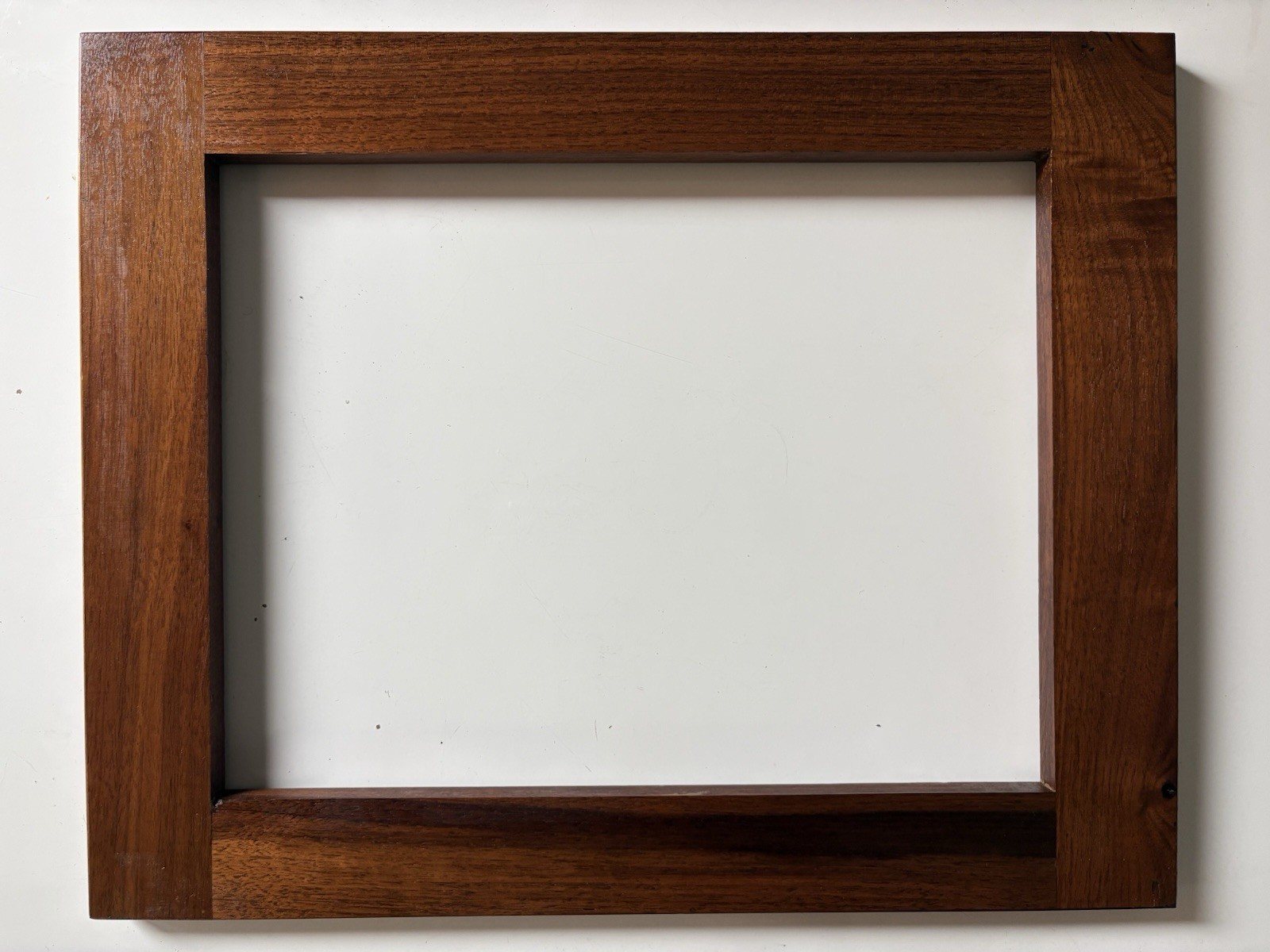 Vintage Mid Century Solid Walnut Low Profile Thin Gallery Picture Painting Frame
